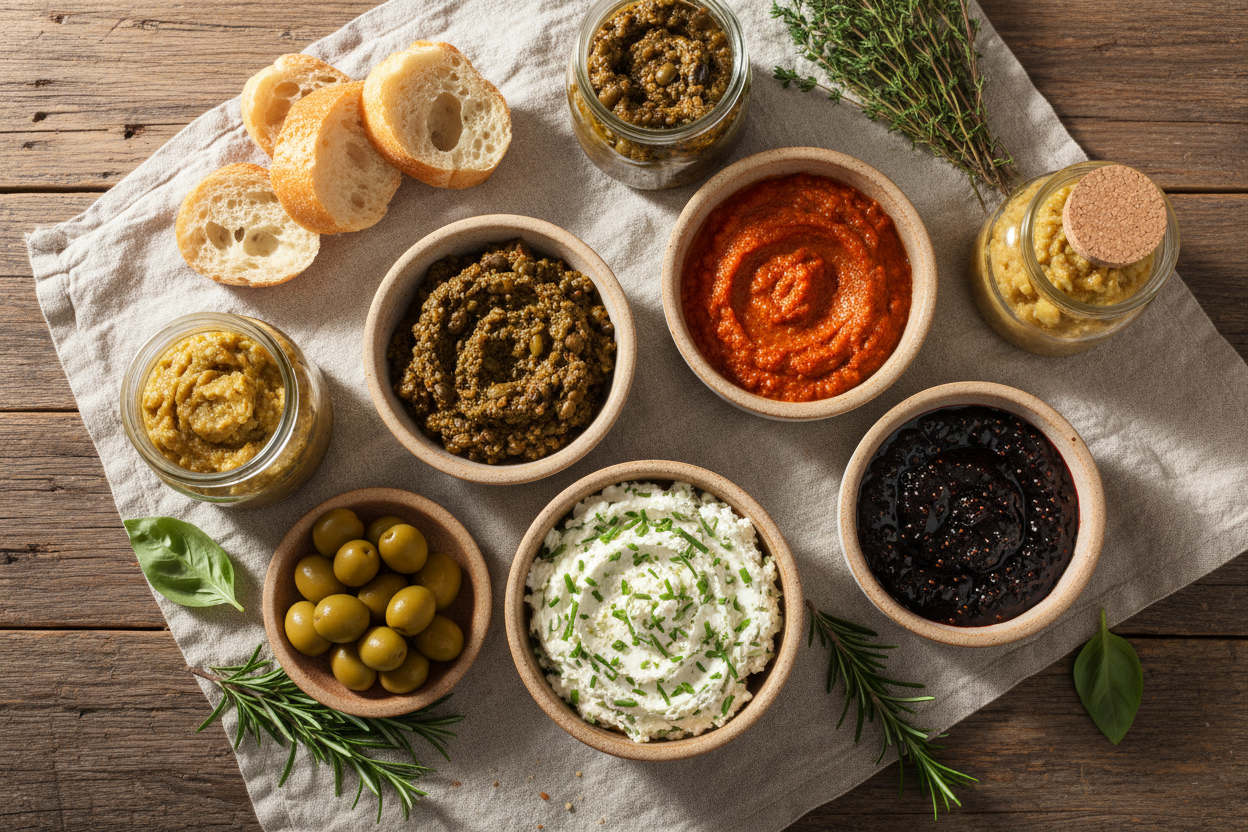 TAPENADES AND SPREADS
