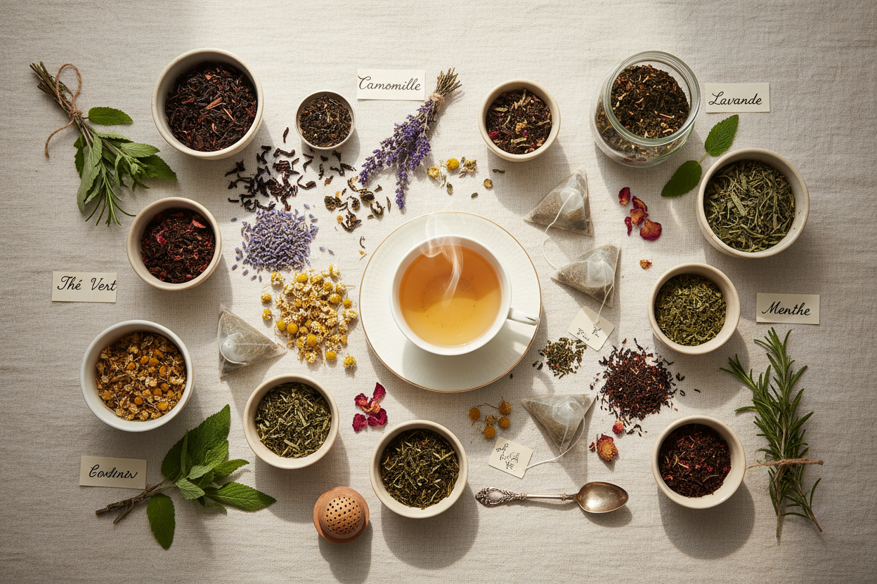 HERBAL TEA AND TEA