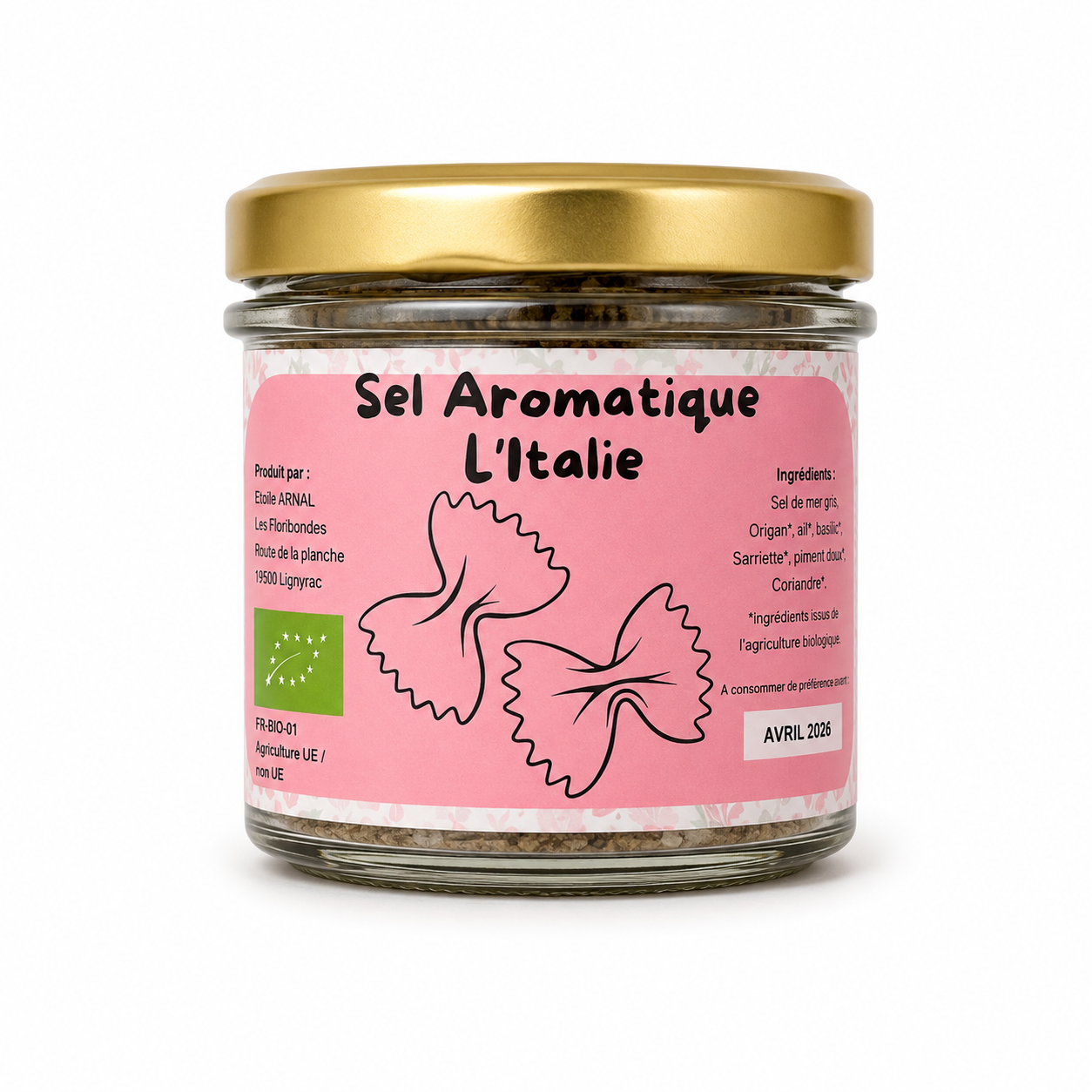 ‘ L'ITALIE ' seasonned salt