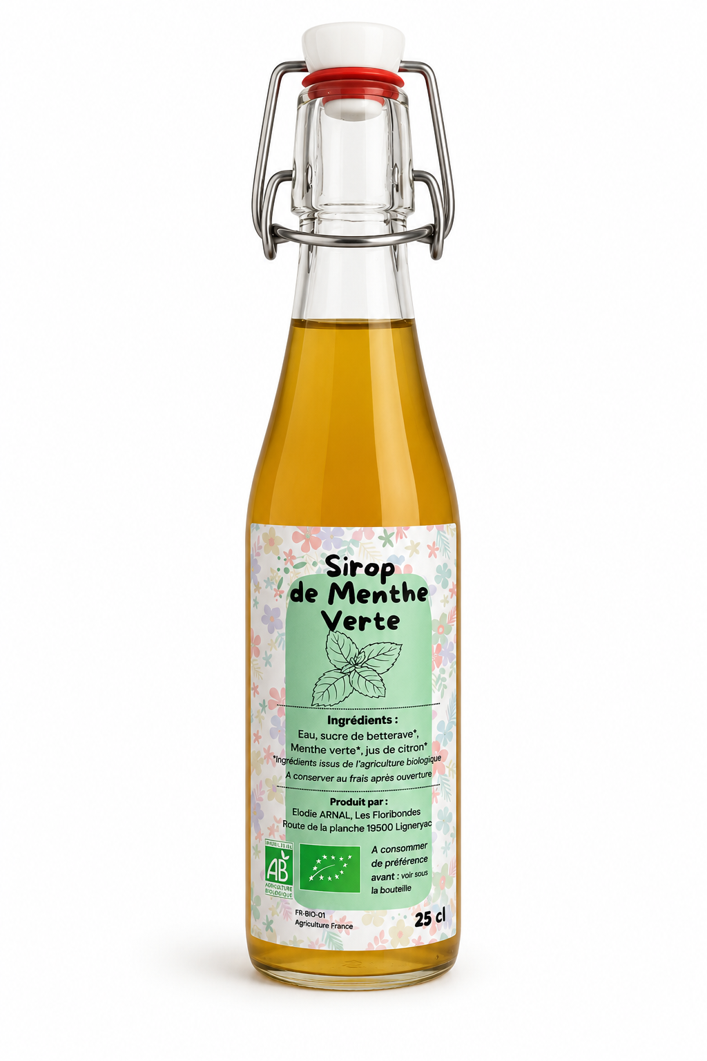 Artisanal Spearmint Syrup